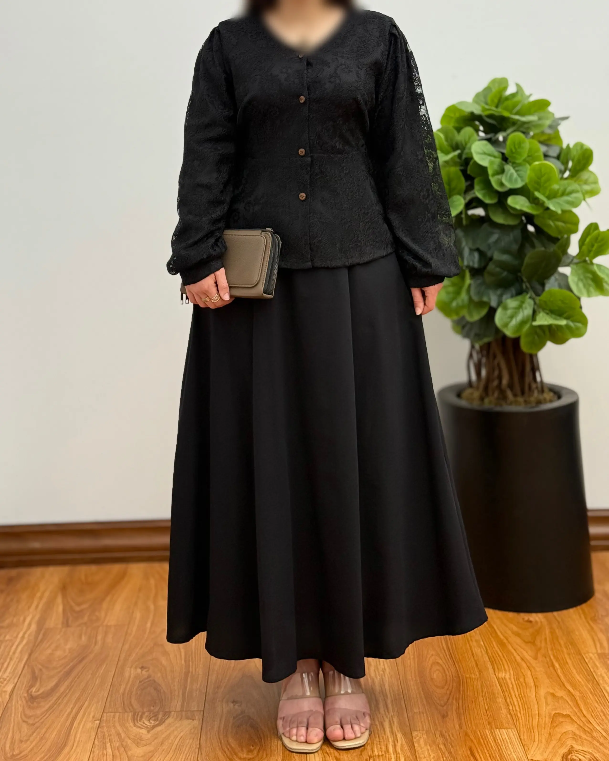 ست شومیز دامن دخترانه دانتل